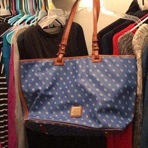 Dooney & Bourke blue shopper tote